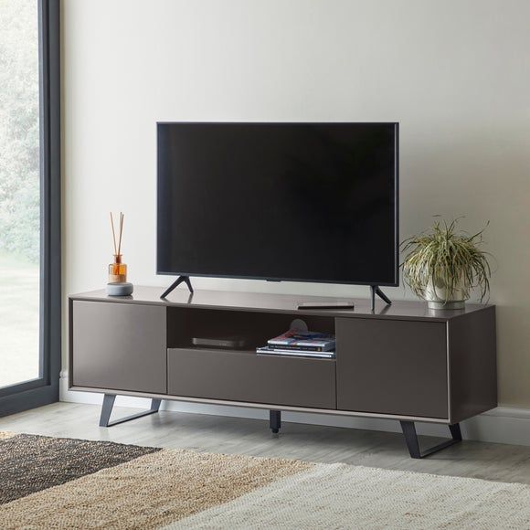 Lucas Extra Wide TV Unit Grey Grey Compare Mirror Online