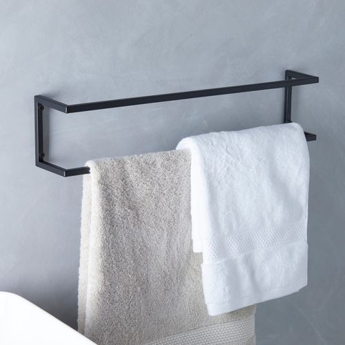 London Matt Black Towel Rail...