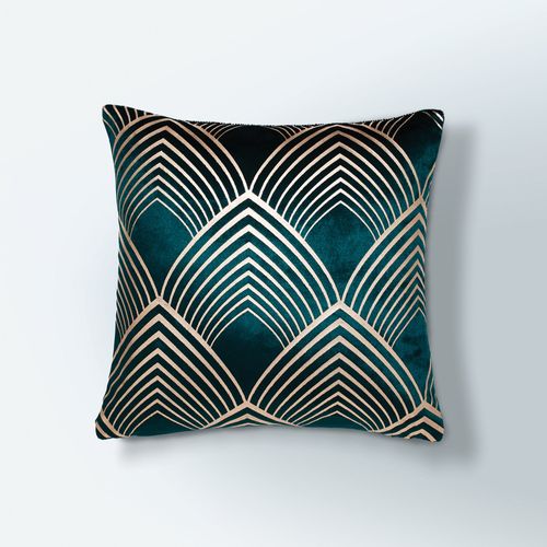 Geo Silver Foil Cushion...