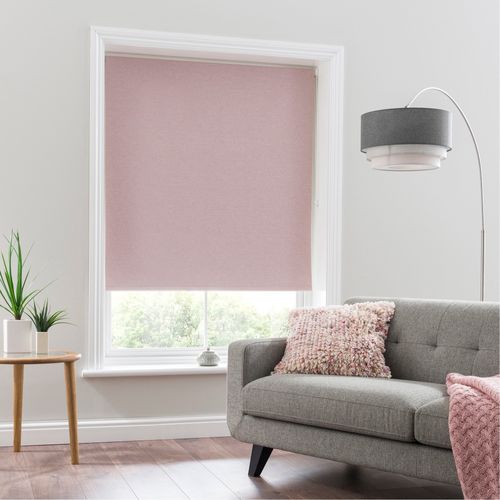 Luna Blush Blackout Roller Blind Blush