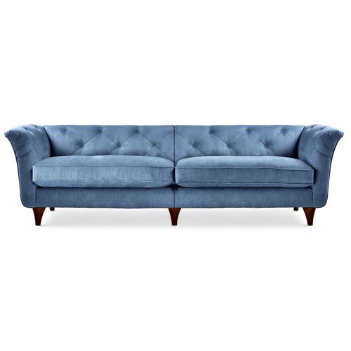 Jaipur 4 Seater Sofa Blue