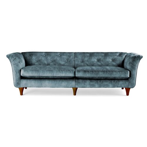 Jaipur 4 Seater Sofa Blue