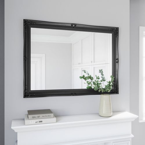 Swept Wall Mirror, Black...