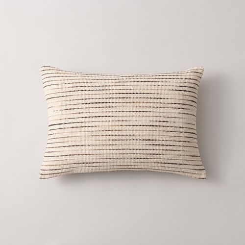 Ava Stripe Cushion Beige