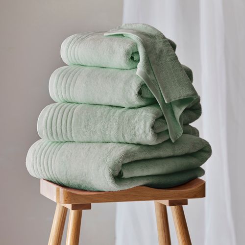 Dorma Tencel Sumptuously Soft Grey Green Towel Green, £30.00