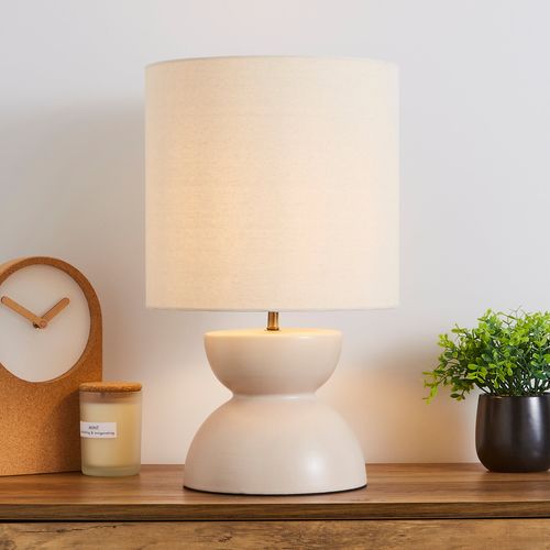 Quebec 49cm Table Lamp Cream