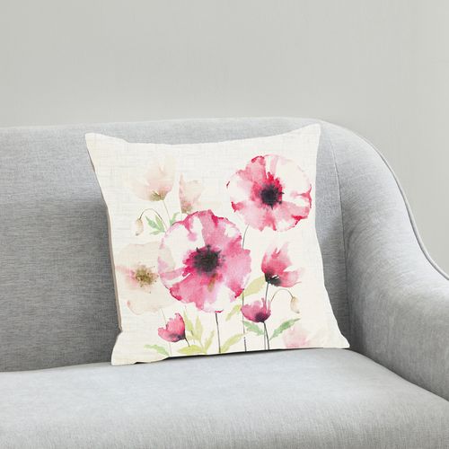 Poppy 43x43cm Cushion Pink...