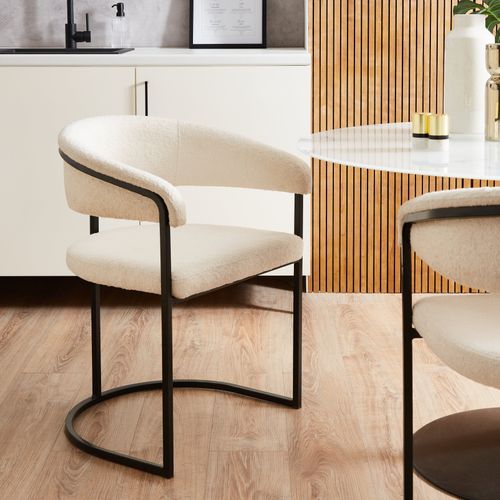Zena Dining Chair, Boucle...