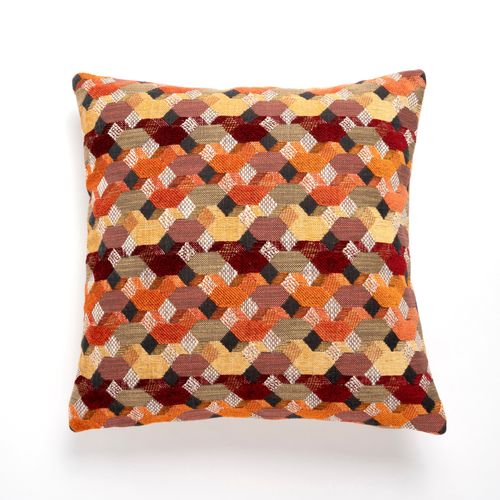 Jacquard Geo Cushion Cover...