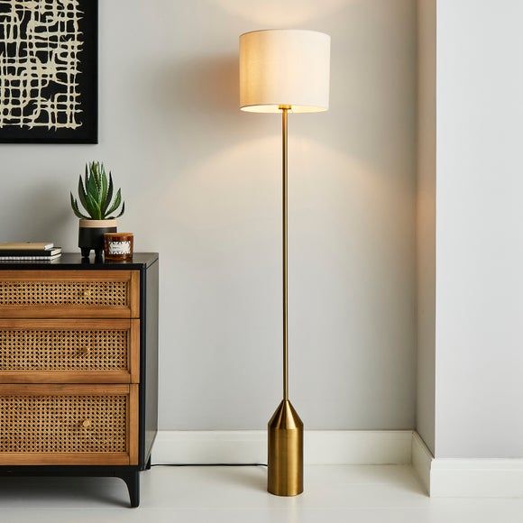 Bronson natural shop floor lamp