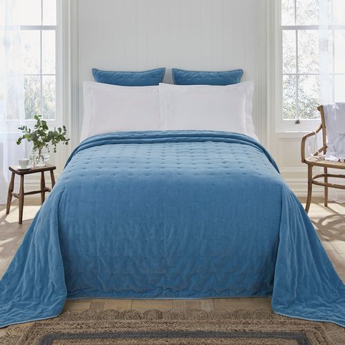 Dorma Adeena Blue Bedspread...