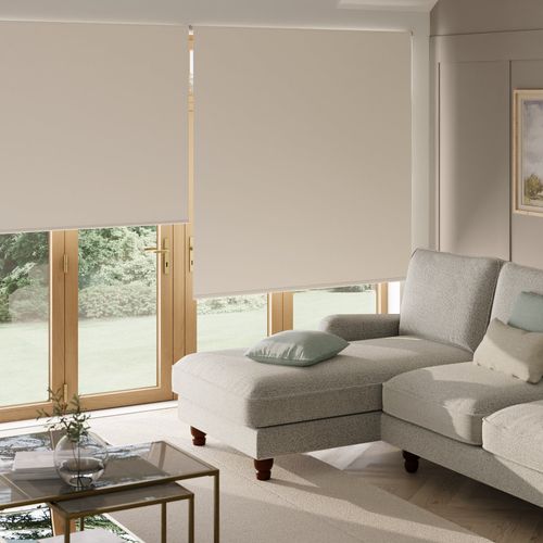 Luna Natural Blackout Roller Blind