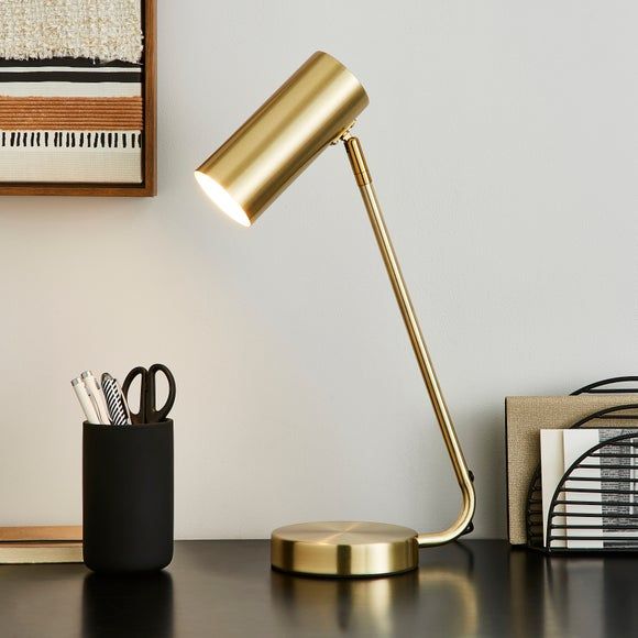 lasse integrated led touch dimmable table lamp