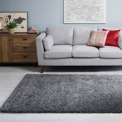 Slumber Shaggy Rug Grey