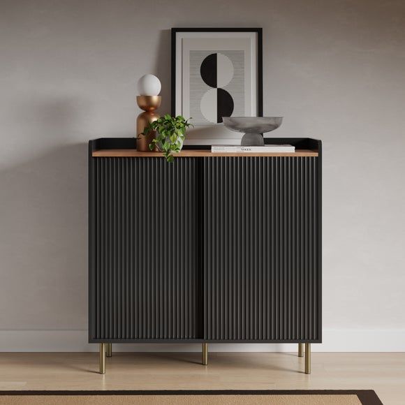 Lucy cane grey small sideboard deals