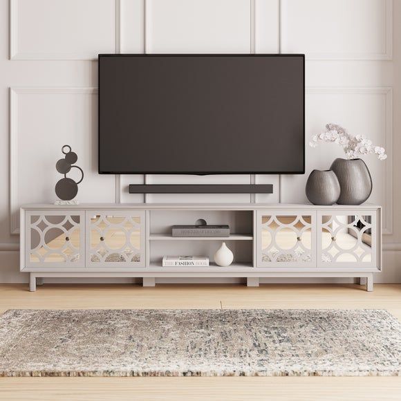 Bromley grey extra 2024 wide tv stand