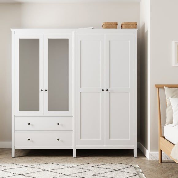 Lynton White Gents Wardrobe White Compare Port