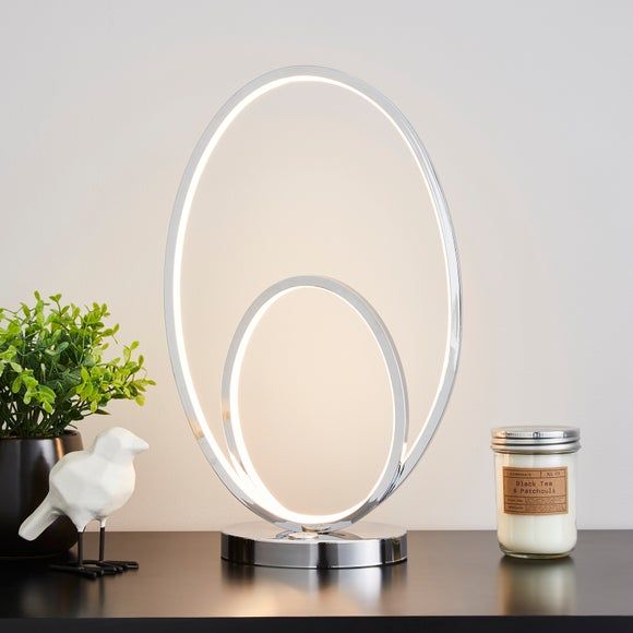 Apollo Integrated LED Chrome Table Lamp Chrome 45.00 Closer