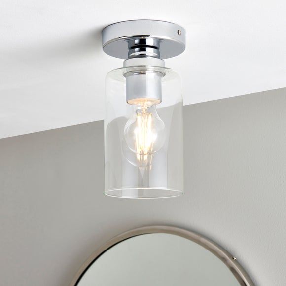 Valencia 5 Light Jewel Chrome Flush Ceiling Fitting Chrome