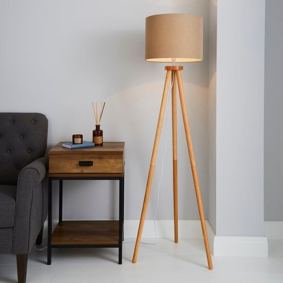 Cortado natural 2024 wicker floor lamp