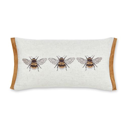 Bees Natural Cushion Cover...