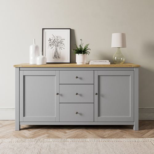 Olney Wide Sideboard Grey