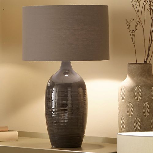 Abbie Table Lamp Grey