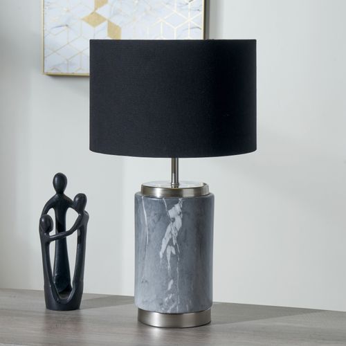 Carrara Grey Small Table Lamp...