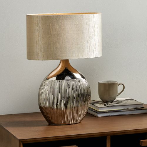 Gemini Silver Table Lamp...