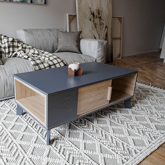 Lucy cane grey coffee table deals