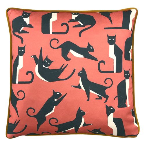 Kitta Geo Cats Pink Cushion...