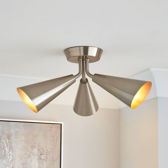 Smithson 3 light sale chrome ceiling fitting