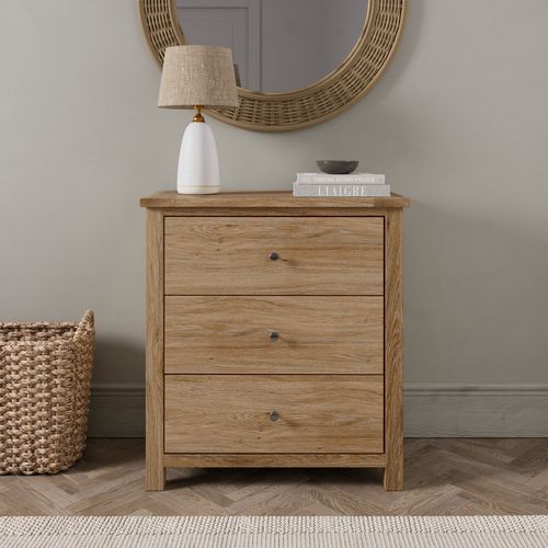 Olney 3 Drawer Chest Brown