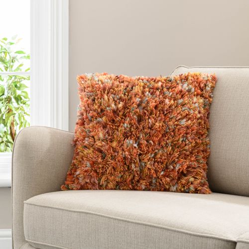 Ava Textured Cushion Orange