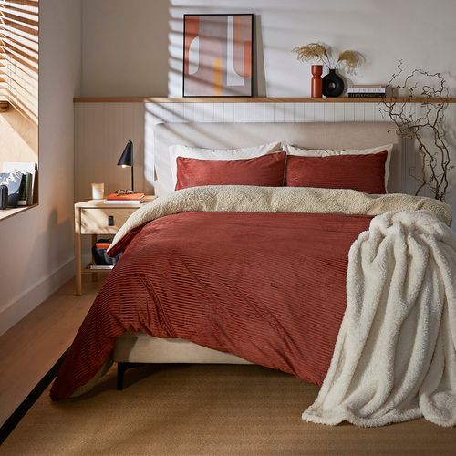 Dunelm Terracotta Orange Cosy...