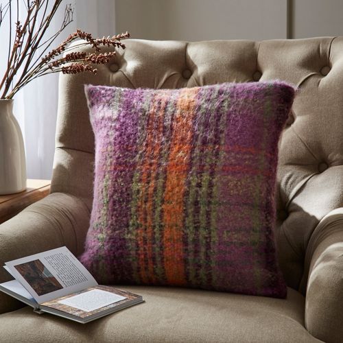 Dunelm Plum Purple Mohair...