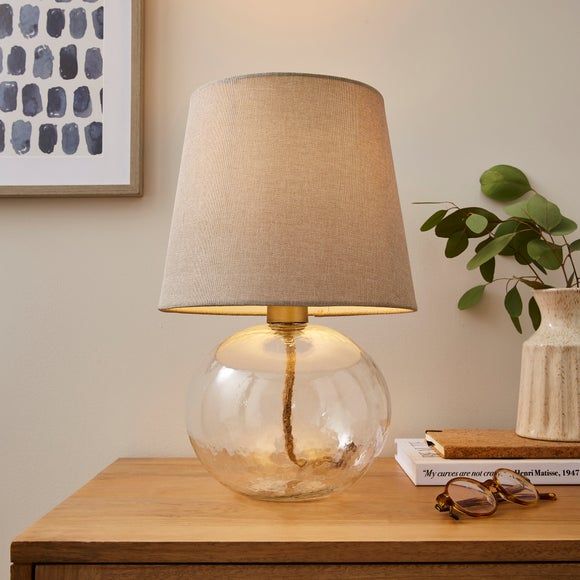 Dorma Cassali Lotus Flower Crystal Table Lamp Clear Compare Port