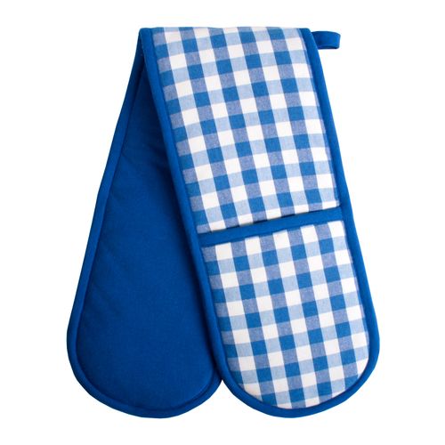 Blue Gingham Double Oven...