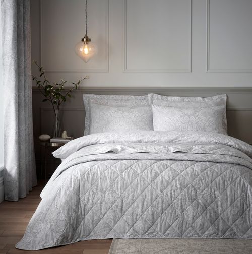 Emelie Grey Bedspread Grey