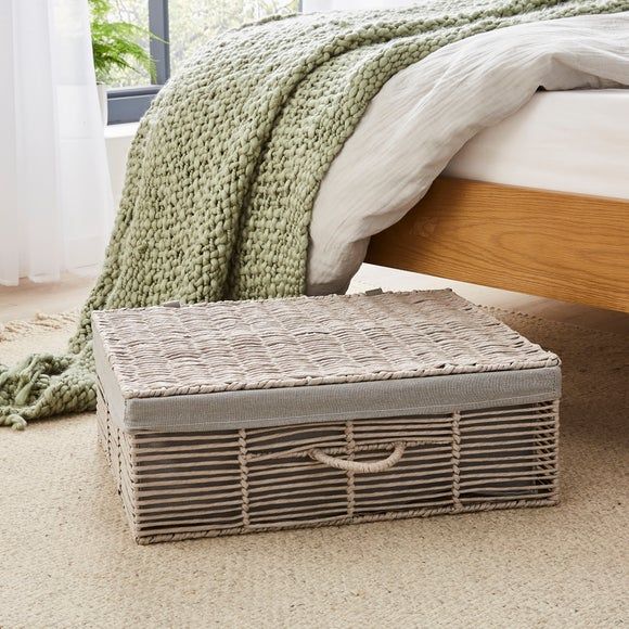 Purity Small Underbed Storage Trunk Grey Grey 35.00 Mirror Online