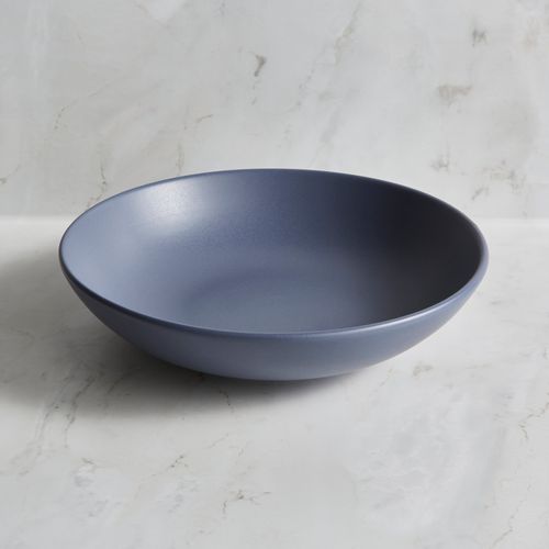 Stoneware Pasta Bowl, Blue...