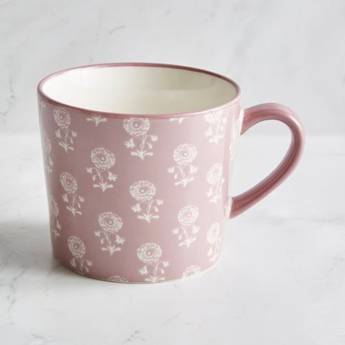 Lilac Floral Mug Lilac