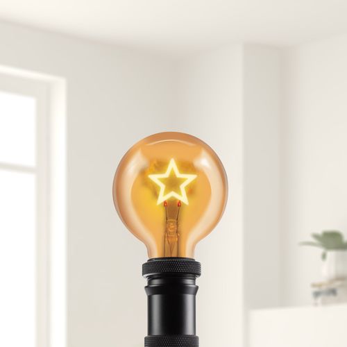 Decorative Star Bulb Orange