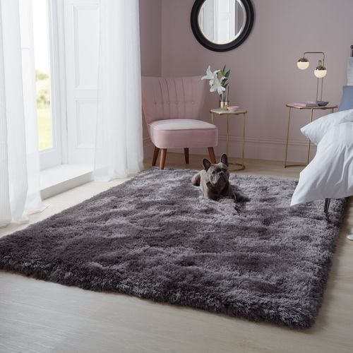 Jewel Shaggy Rug Jewel Steel