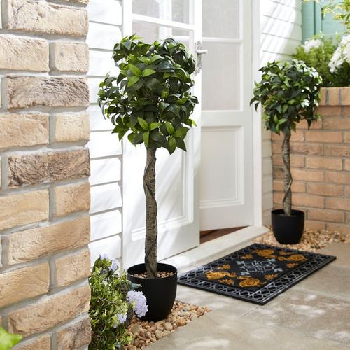 Set of 2 Artificial Bay Tree...