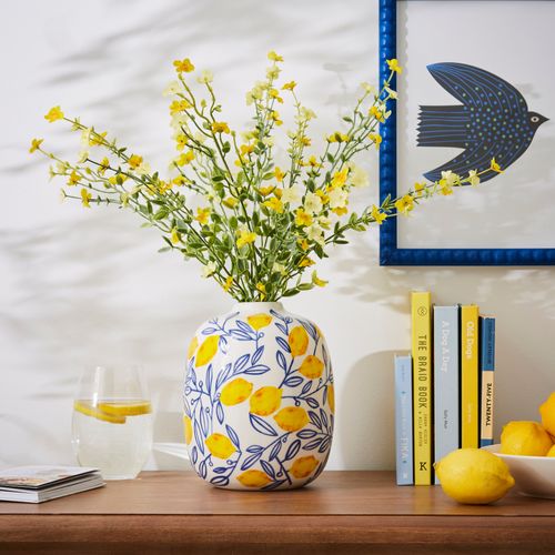 Lemon Ceramic Balloon Vase...