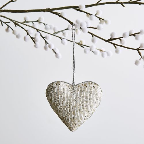 Embroidered Heart Hanging...