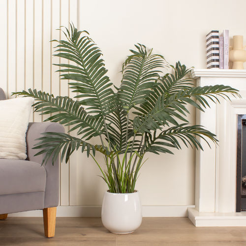 Artificial Palm Tree in White...