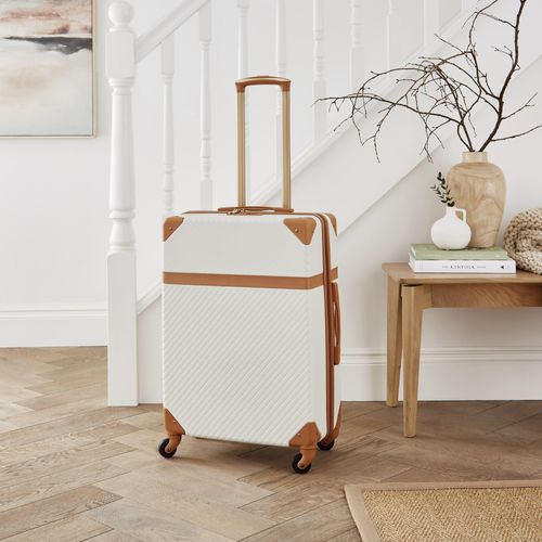 Palermo Cream & Tan Suitcase...