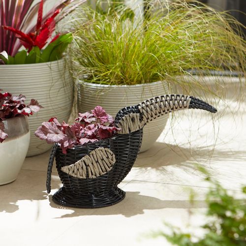 Recycled Rattan Toucan Plant...